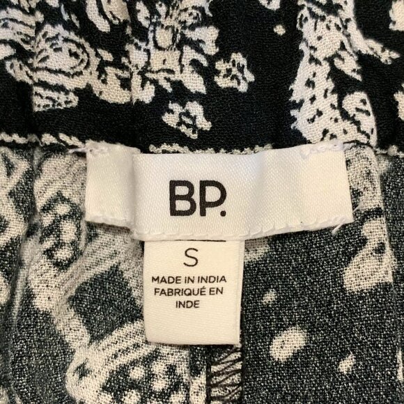 BP Women's Print Black Bandanamix Pockets Elastic Waist Paperbag Shorts SZ 2 NWT - Picture 8 of 13